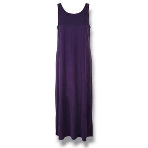 R&M Richards by Karen Kwong Women’s Purple Vintage Sleeveless Maxi Dress Sz 8